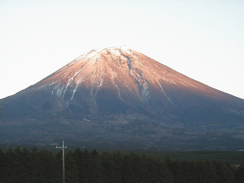 2000年12月　富士山