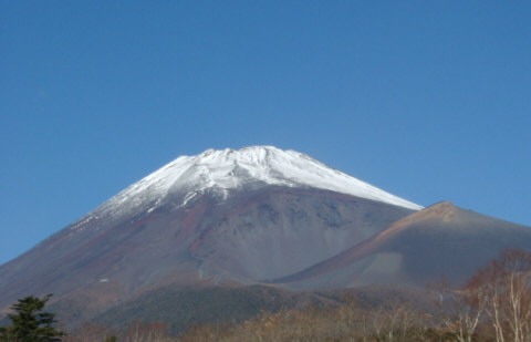 2002年11月、Yetiから見えた富士山