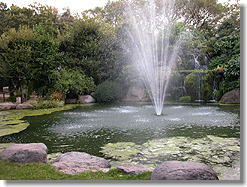 柿田川公園内の噴水