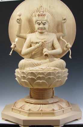 仏像彫刻展（第23回）十二神将 愛染明王など講師作品